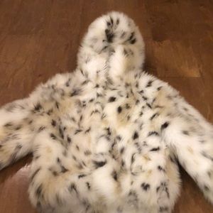 Fabulous furs girls jacket small with legwarmers